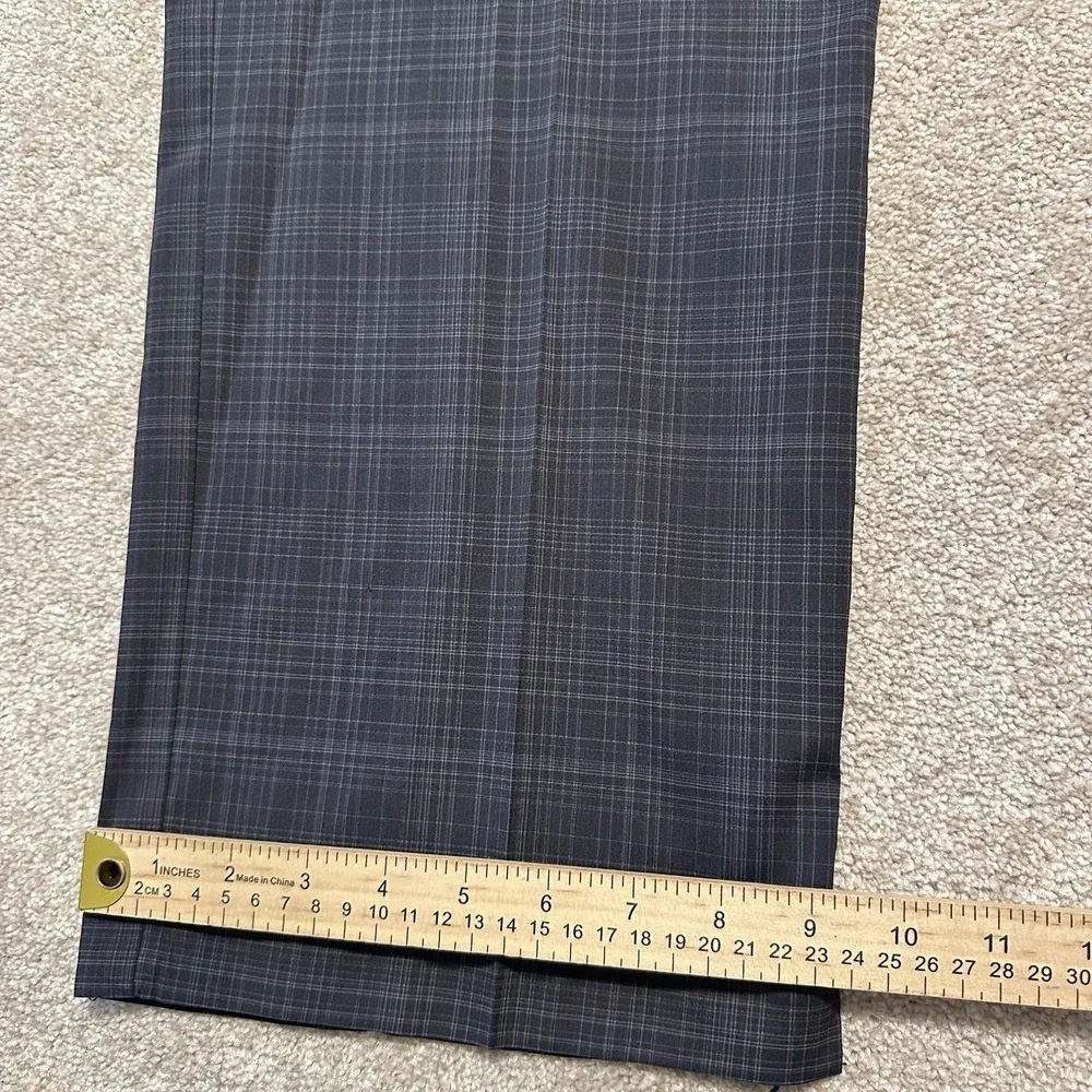 Men's Nike Fit-dry Golf Pants 36x30 Plaid Flat Front Athlete Performance‎ Sales